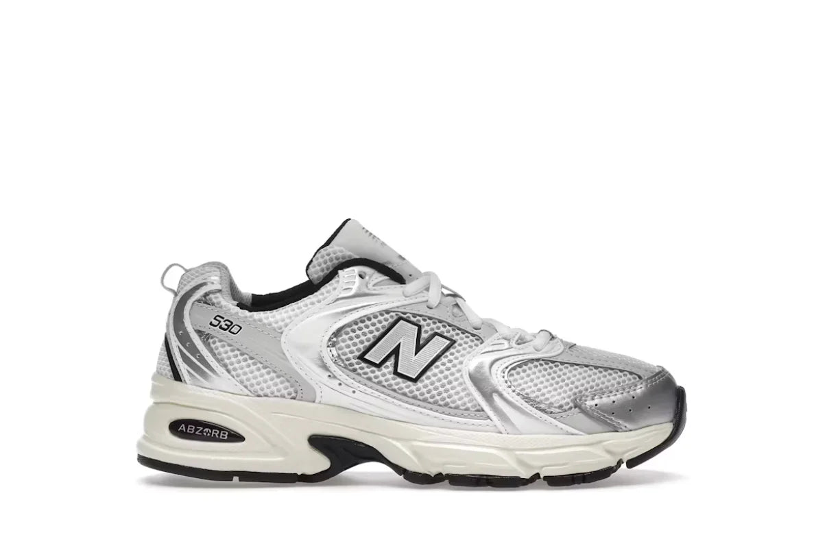 New Balance 530 Argent Crème Argent