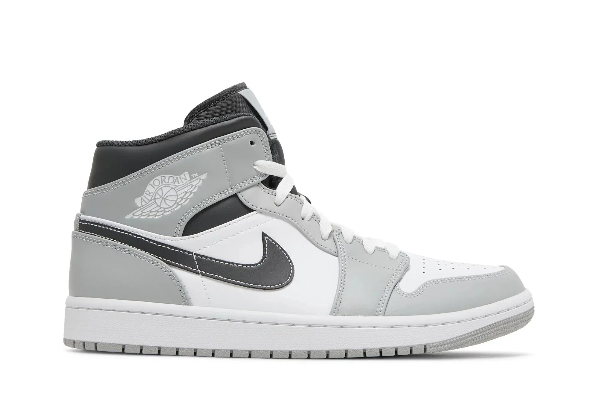 Air Jordan 1 Mid Gris Fumé Clair