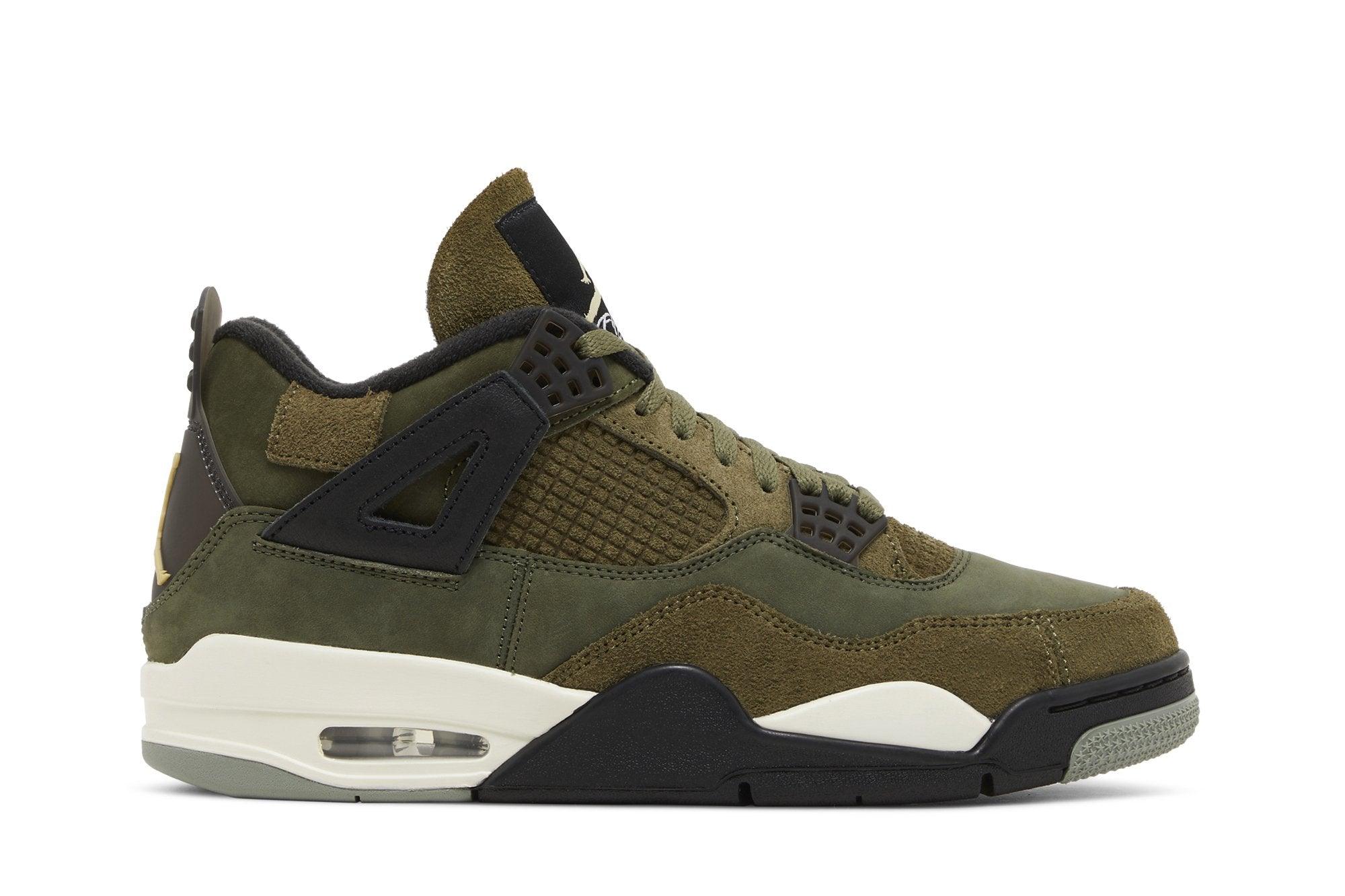 Air Jordan 4 Craft Medium Olive Vert