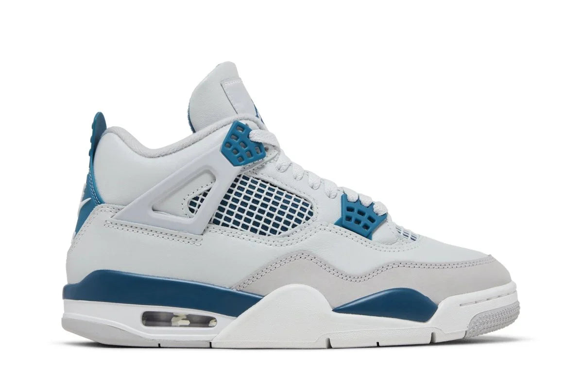 Air Jordan 4 Retro Bleu Militaire Blanc