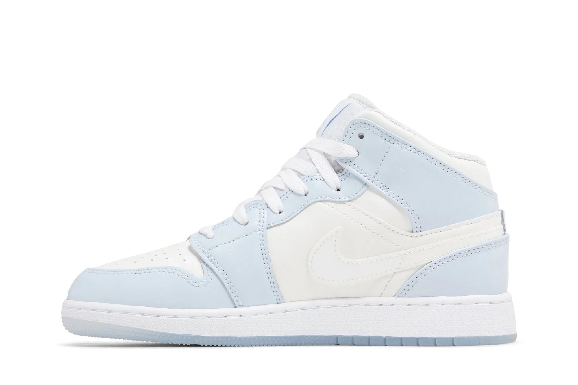 Air Jordan 1 Mid Glitter Swoosh Bleu
