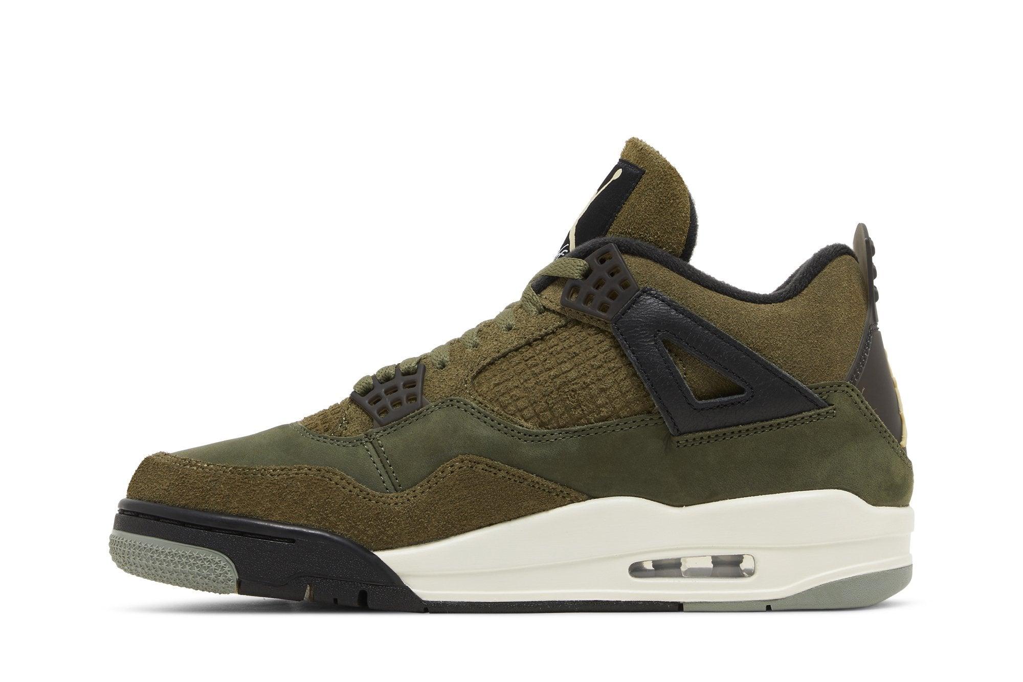 Air Jordan 4 Craft Medium Olive Vert