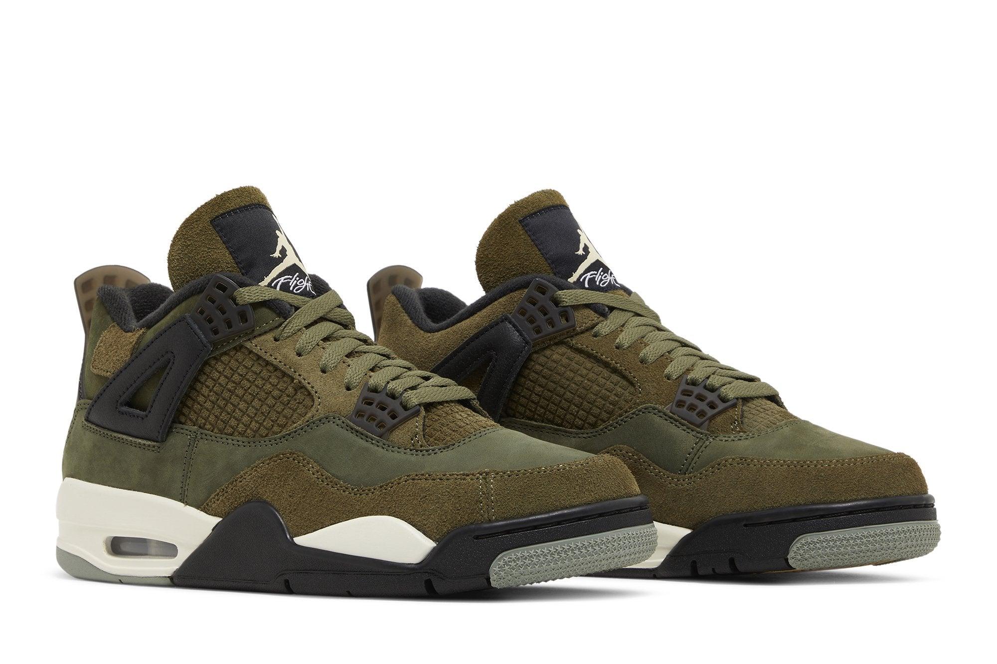 Air Jordan 4 Craft Medium Olive Vert
