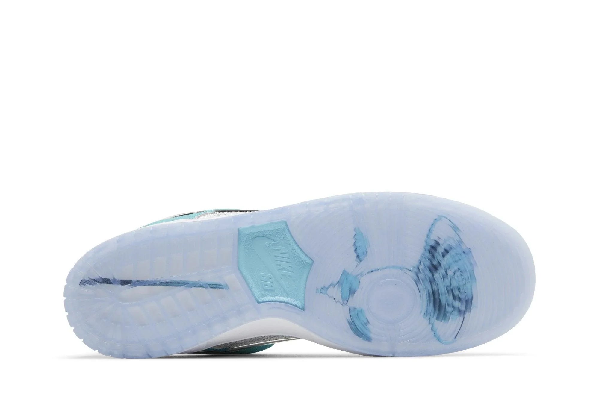 April Skateboards x Nike SB Dunk Low Turbo Vert Bleu