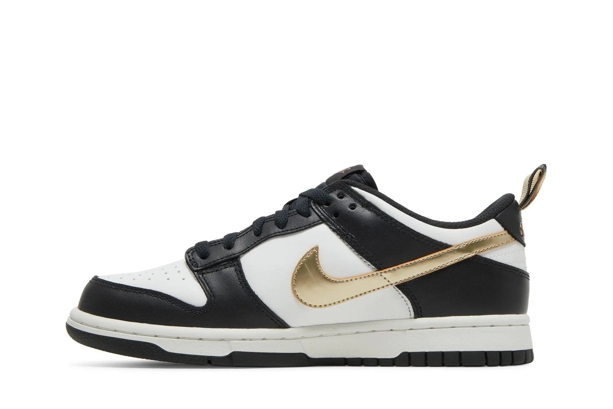 Nike Dunk Low GS Noir/Blanc Métallisé