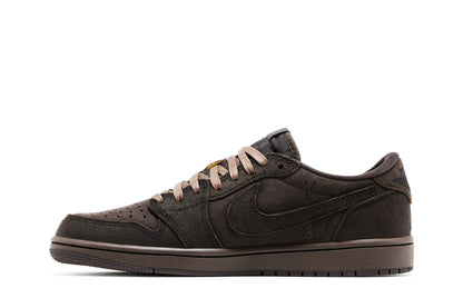 Air Jordan 1 Low Og Sp x Travis Scott Velours Marron
