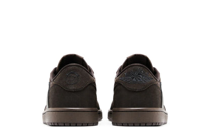 Air Jordan 1 Low Og Sp x Travis Scott Velours Marron