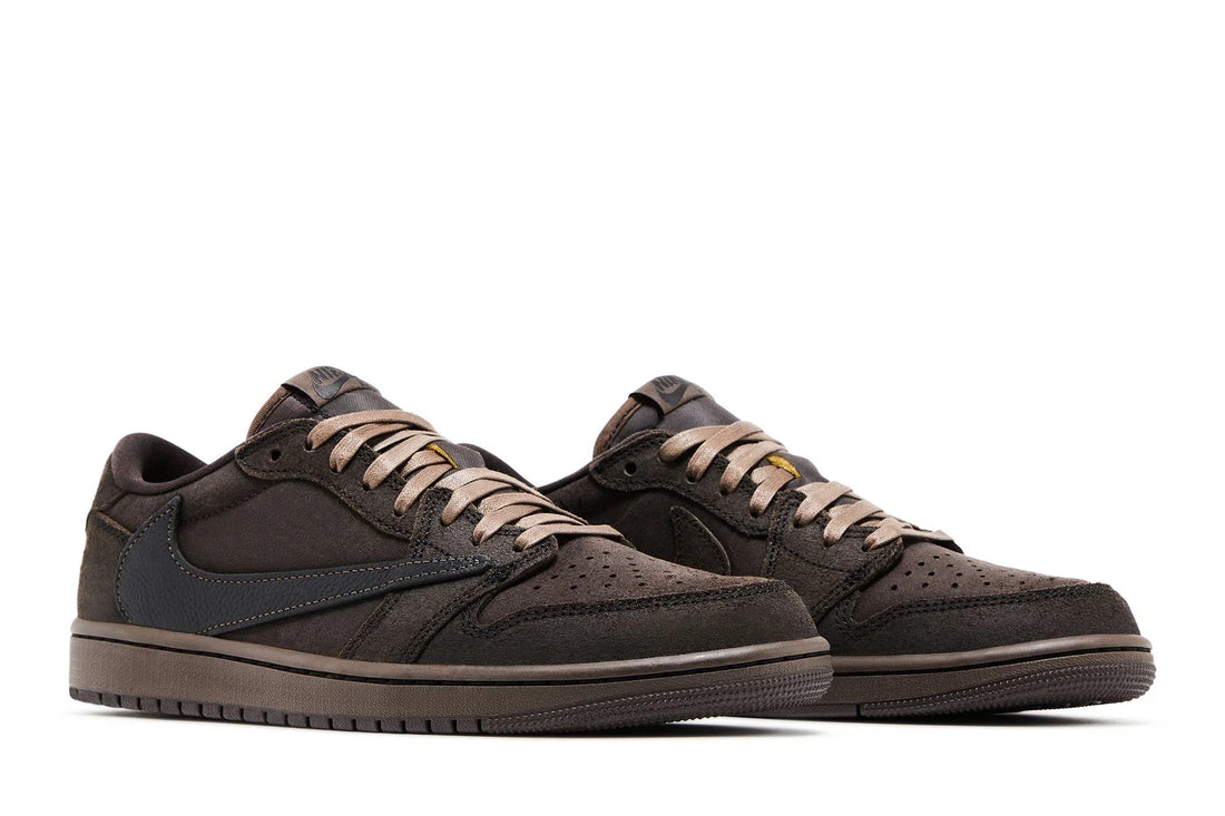 Air Jordan 1 Low Og Sp x Travis Scott Velours Marron