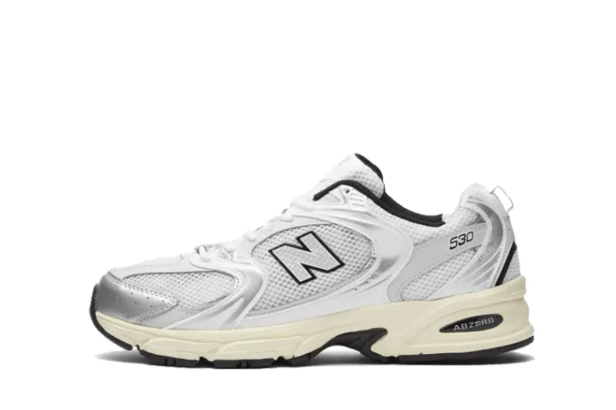 New Balance 530 Argent Crème Argent
