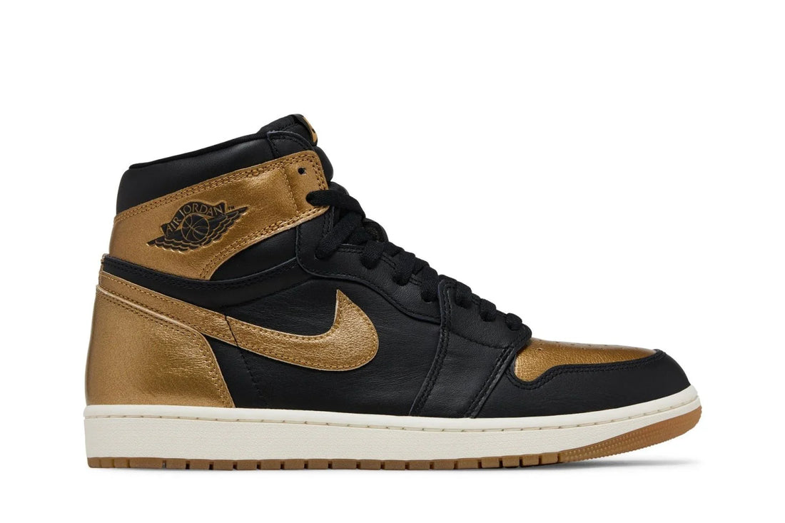 Air Jordan 1 High OG Noir Métallique Or