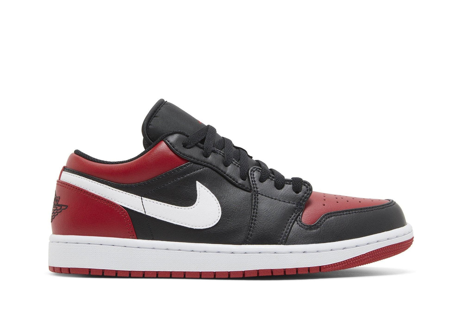 Air Jordan 1 Low Alternate Bred Toe Rouge