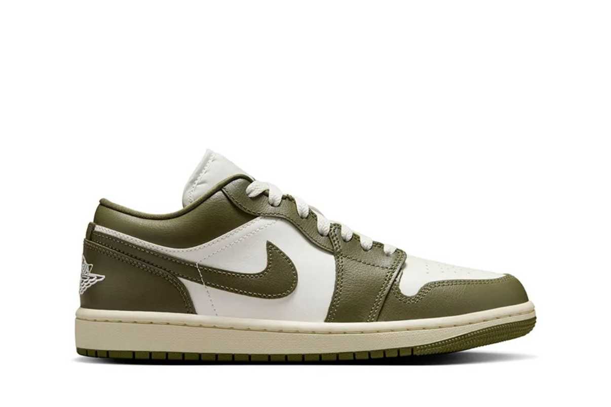 Air Jordan 1 Low Medium Olive Vert