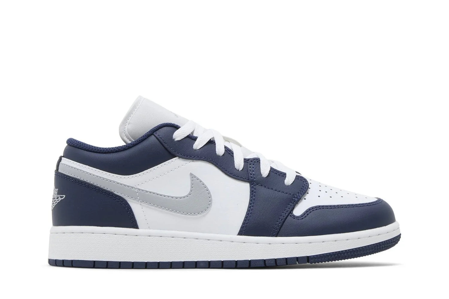 Air Jordan 1 Low Midnight Navy Gris Loup Bleu Marine