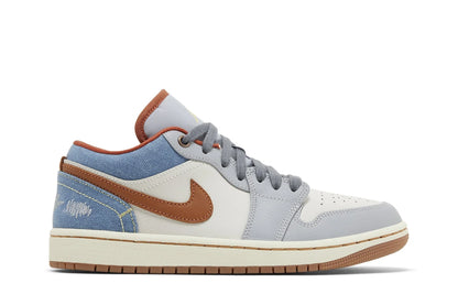 Air Jordan 1 Low Phantom Denim Gris