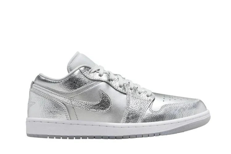 Air Jordan 1 Low SE Argent Métallique Gris