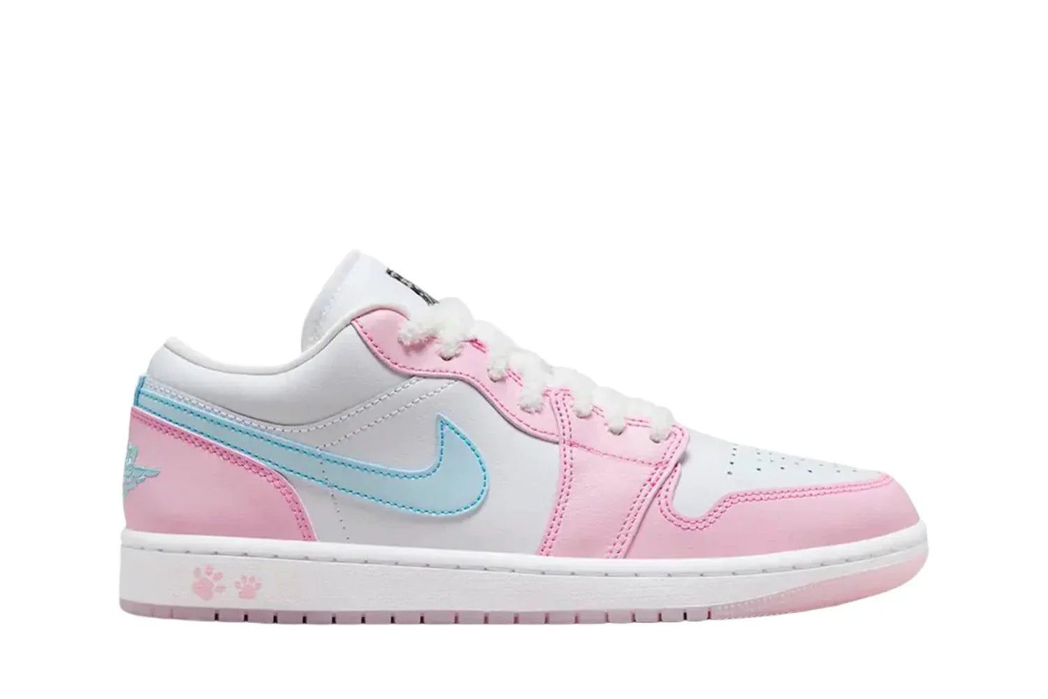 Air Jordan 1 Low SE Paw Print Rose Mousse Rose