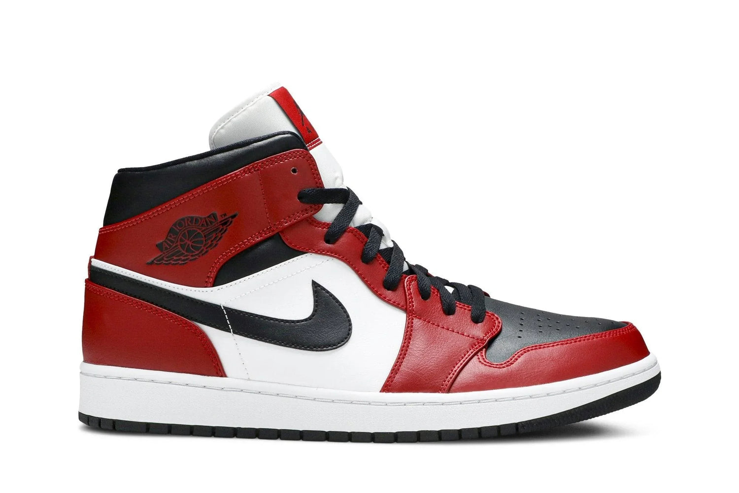 Air Jordan 1 Mid Chicago Black Toe Rouge/Noir