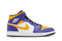 Air Jordan 1 Mid Lakers Violet/Jaune