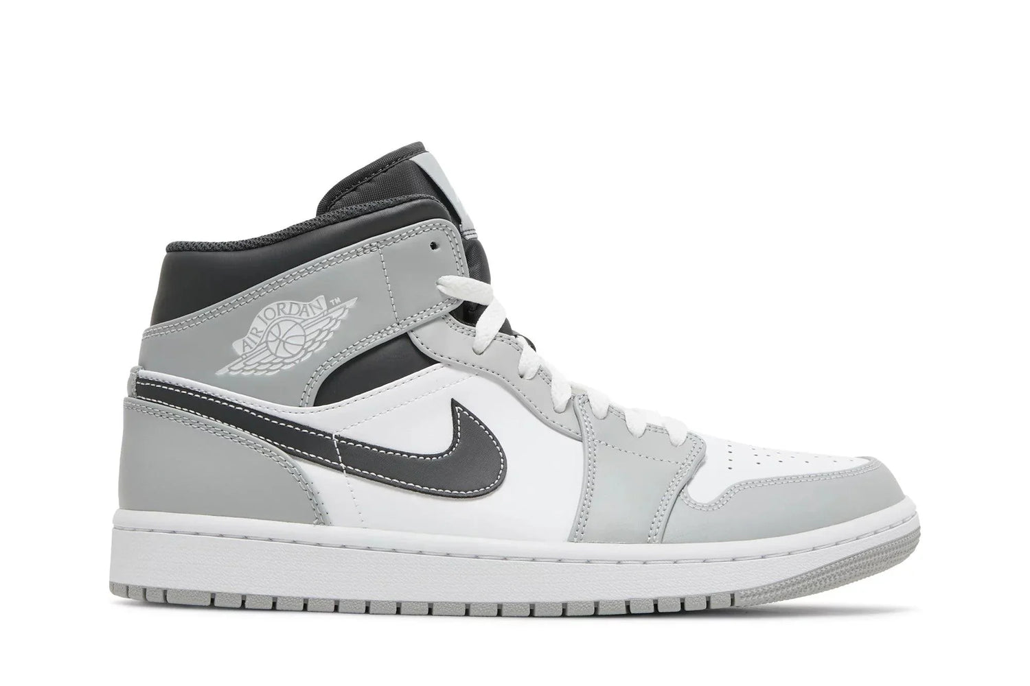 Air Jordan 1 Mid Gris Fumé Clair