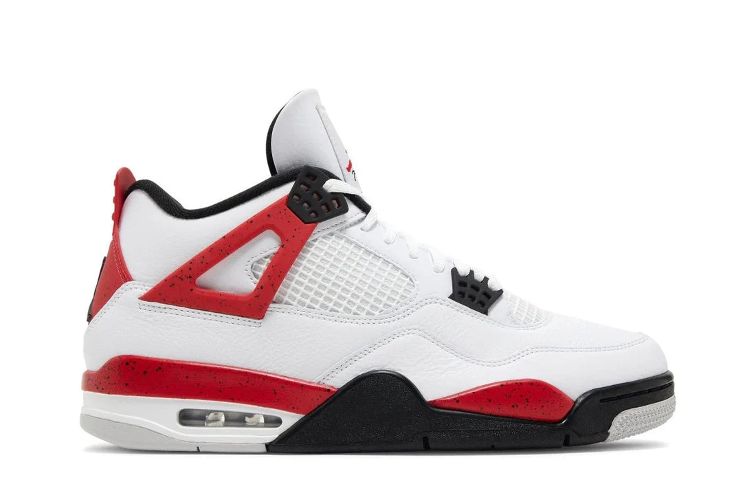 Air Jordan 4 Retro Rouge Ciment Blanc