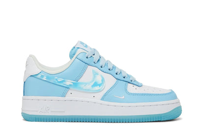 Nike Air Force 1 Low Nail Art Bleu
