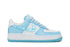 Nike Air Force 1 Low Nail Art Bleu