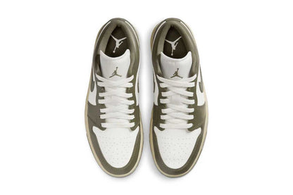 Air Jordan 1 Low Medium Olive Vert