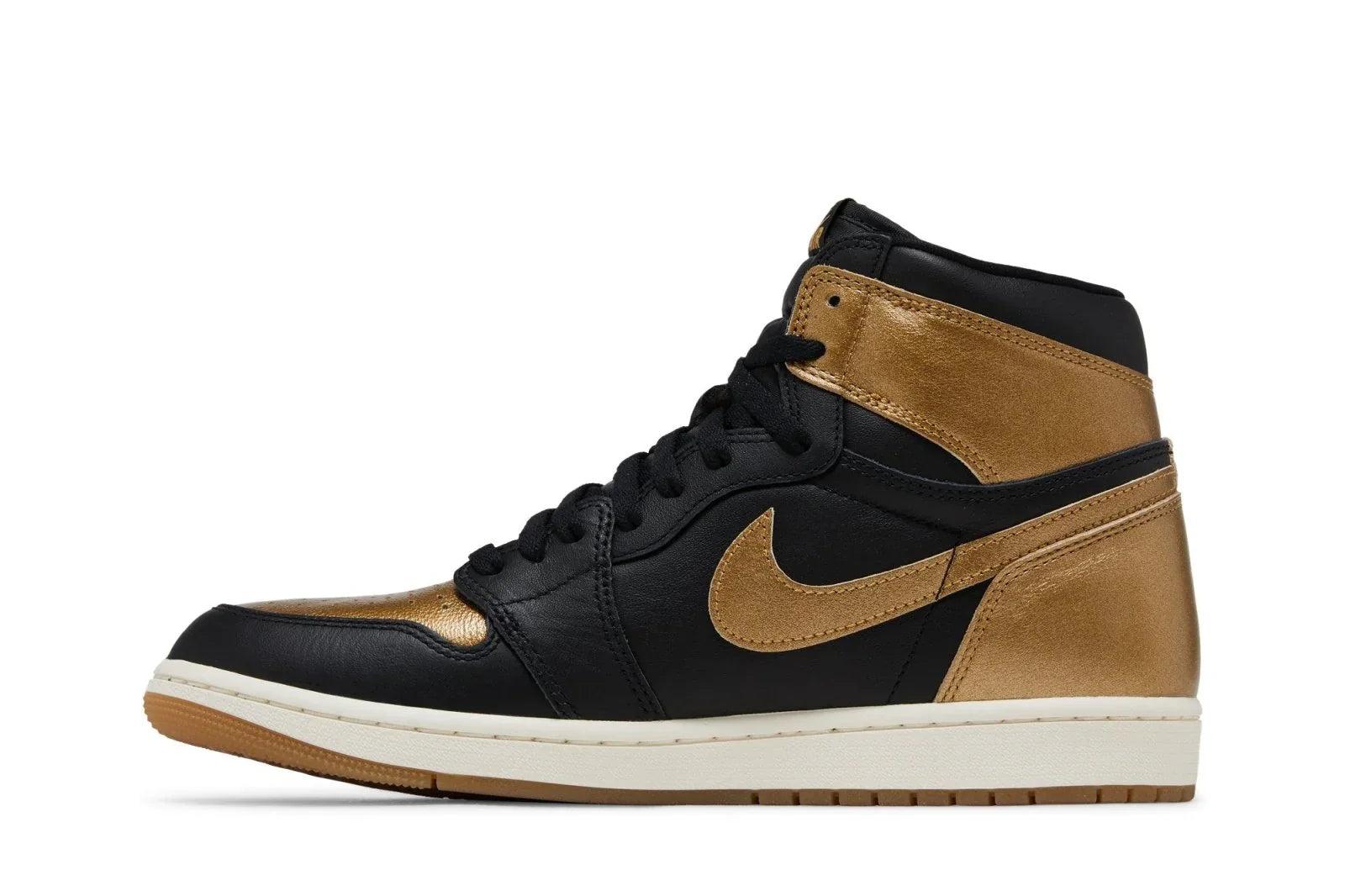 Air Jordan 1 High OG Noir Métallique Or
