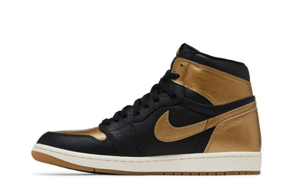 Air Jordan 1 High OG Noir Métallique Or