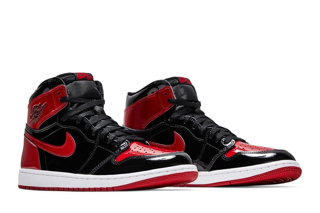 Air Jordan 1 High Patent Bred Rouge