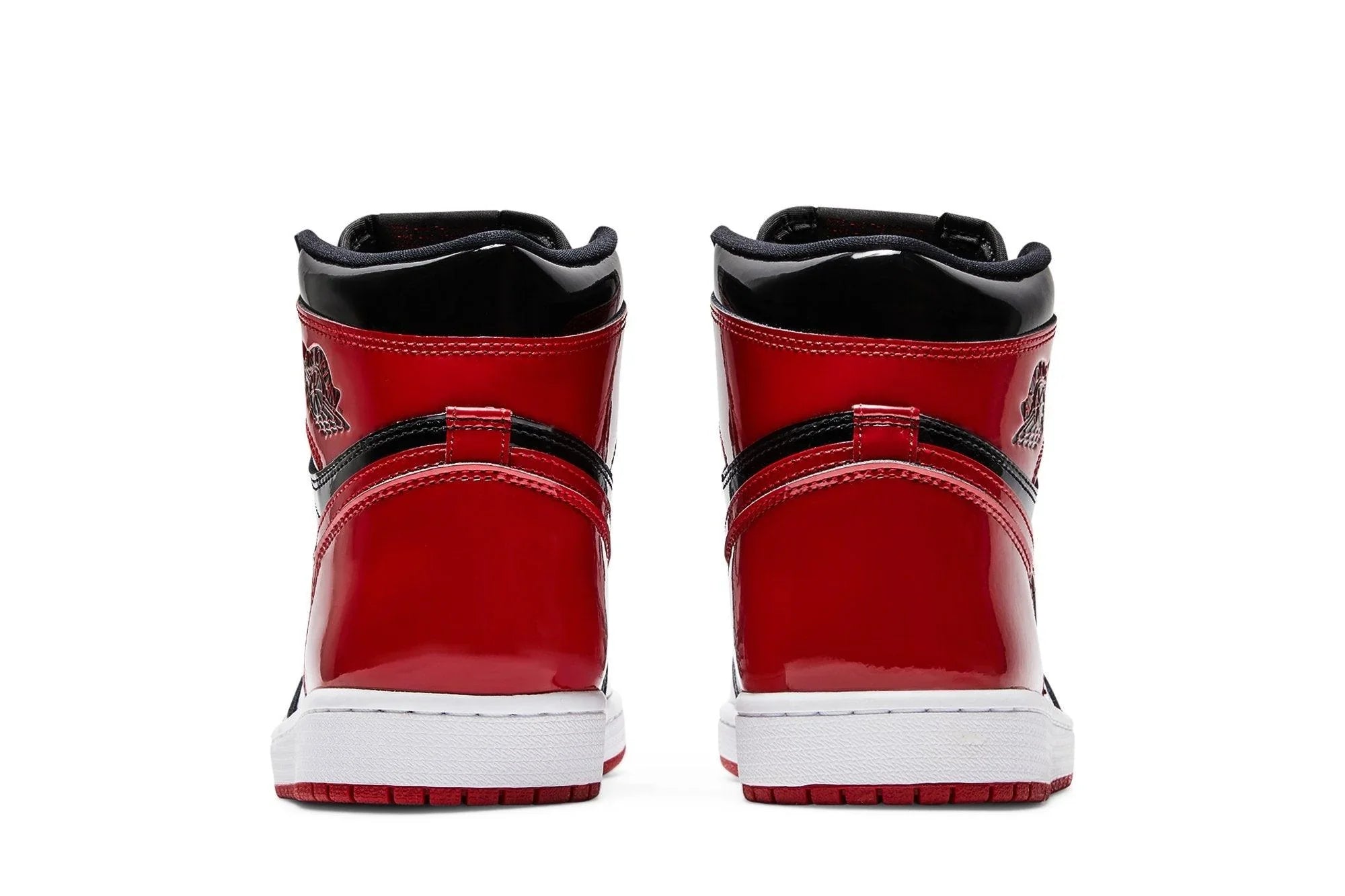 Air Jordan 1 High Patent Bred Rouge