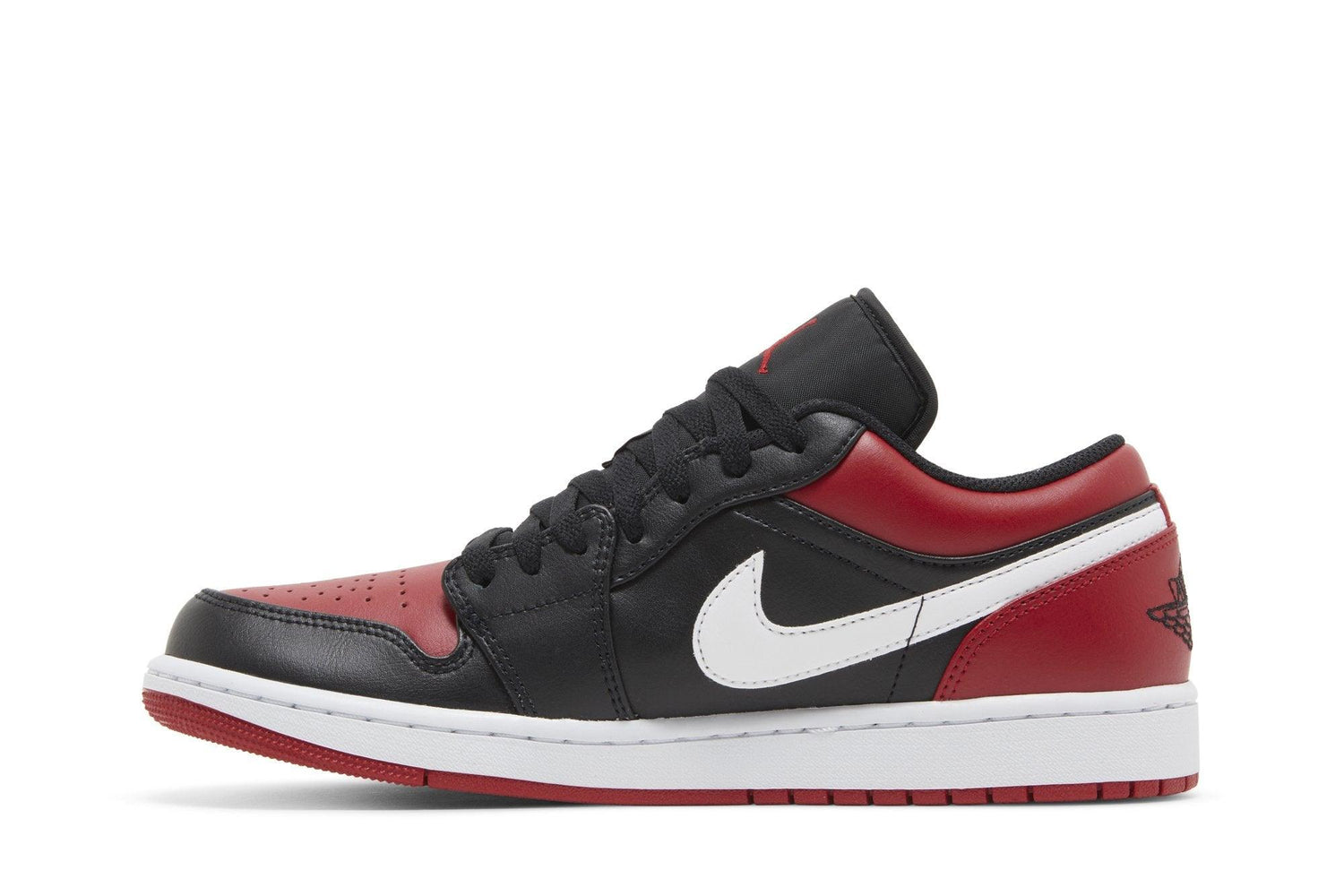 Air Jordan 1 Low Alternate Bred Toe Rouge
