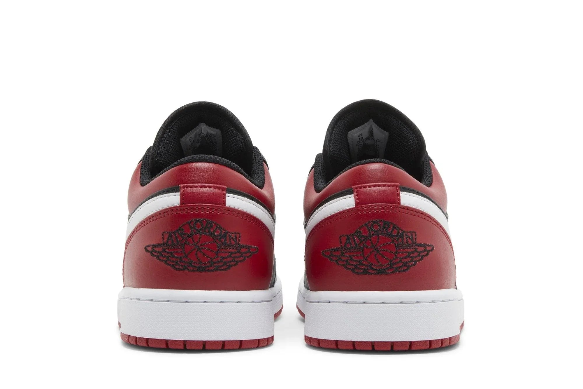 Air Jordan 1 Low Alternate Bred Toe Rouge