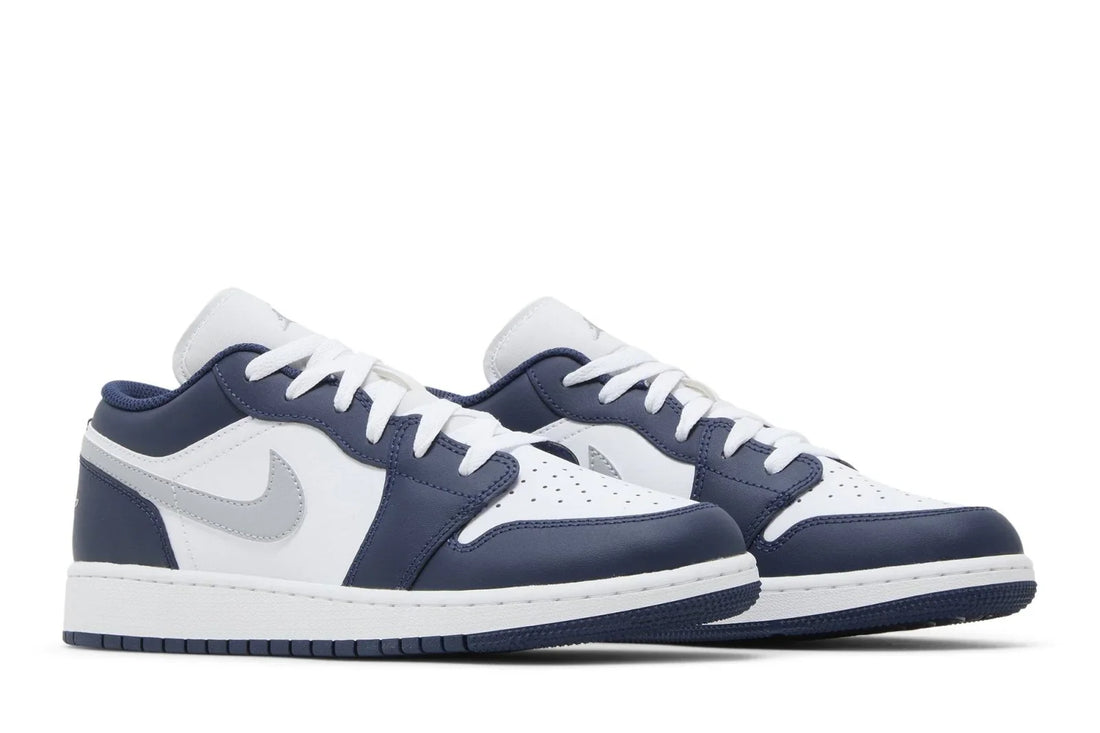 Air Jordan 1 Low Midnight Navy Gris Loup Bleu Marine