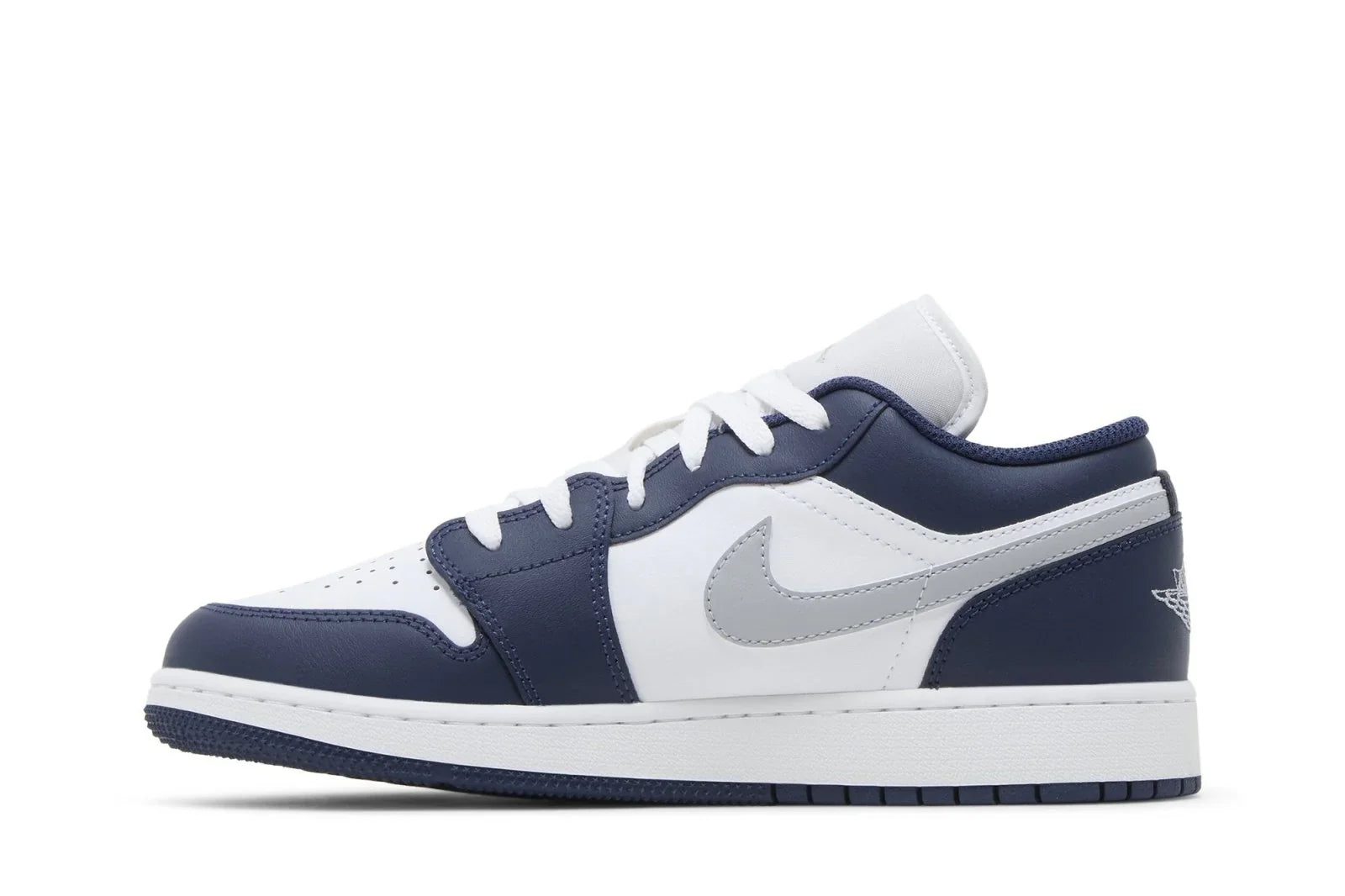 Air Jordan 1 Low Midnight Navy Gris Loup Bleu Marine