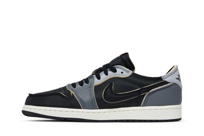 Air Jordan 1 Low OG EX Noir et Gris Fumé