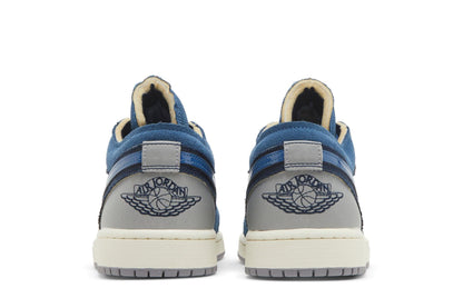 Air Jordan 1 Low SE Craft Inside Out Bleu Obsidienne