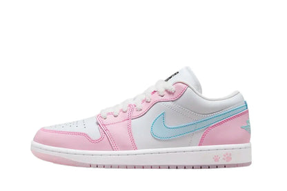 Air Jordan 1 Low SE Paw Print Rose Mousse Rose