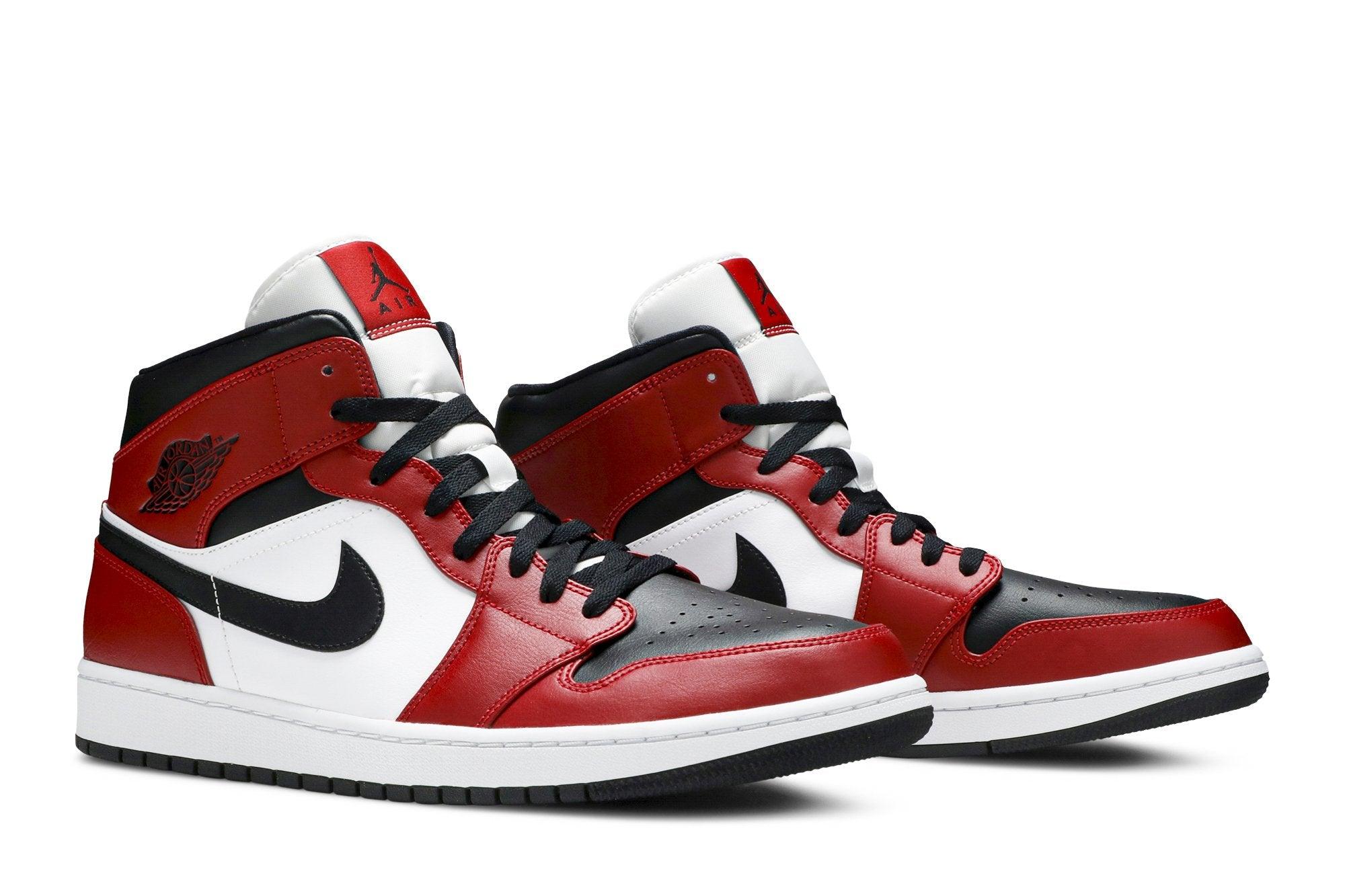 Air Jordan 1 Mid Chicago Black Toe Rouge/Noir
