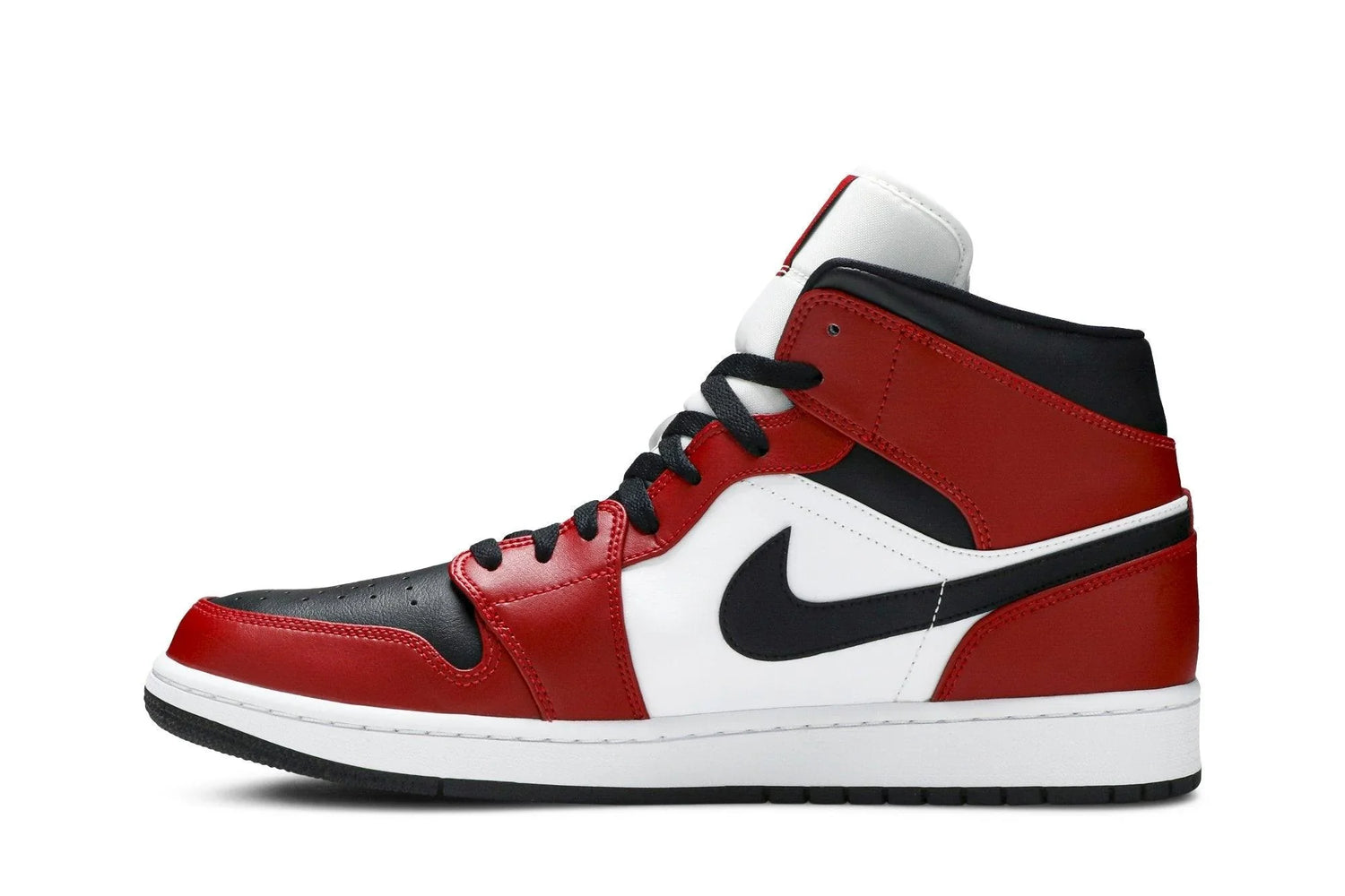 Air Jordan 1 Mid Chicago Black Toe Rouge/Noir