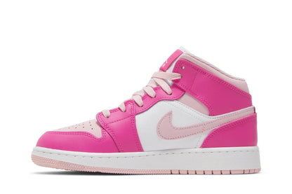 Air Jordan 1 Mid GS Rose Féroce