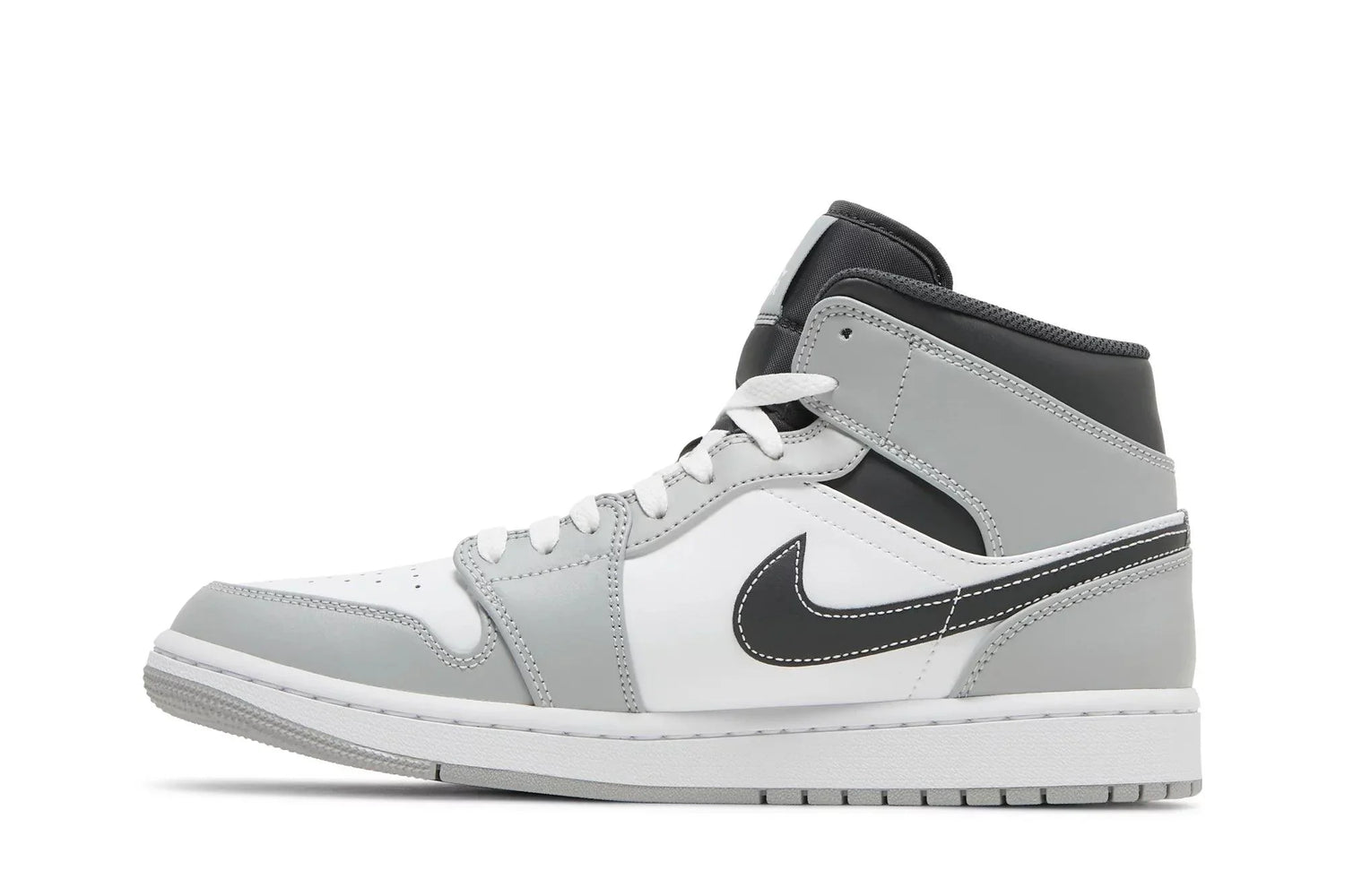 Air Jordan 1 Mid Gris Fumé Clair