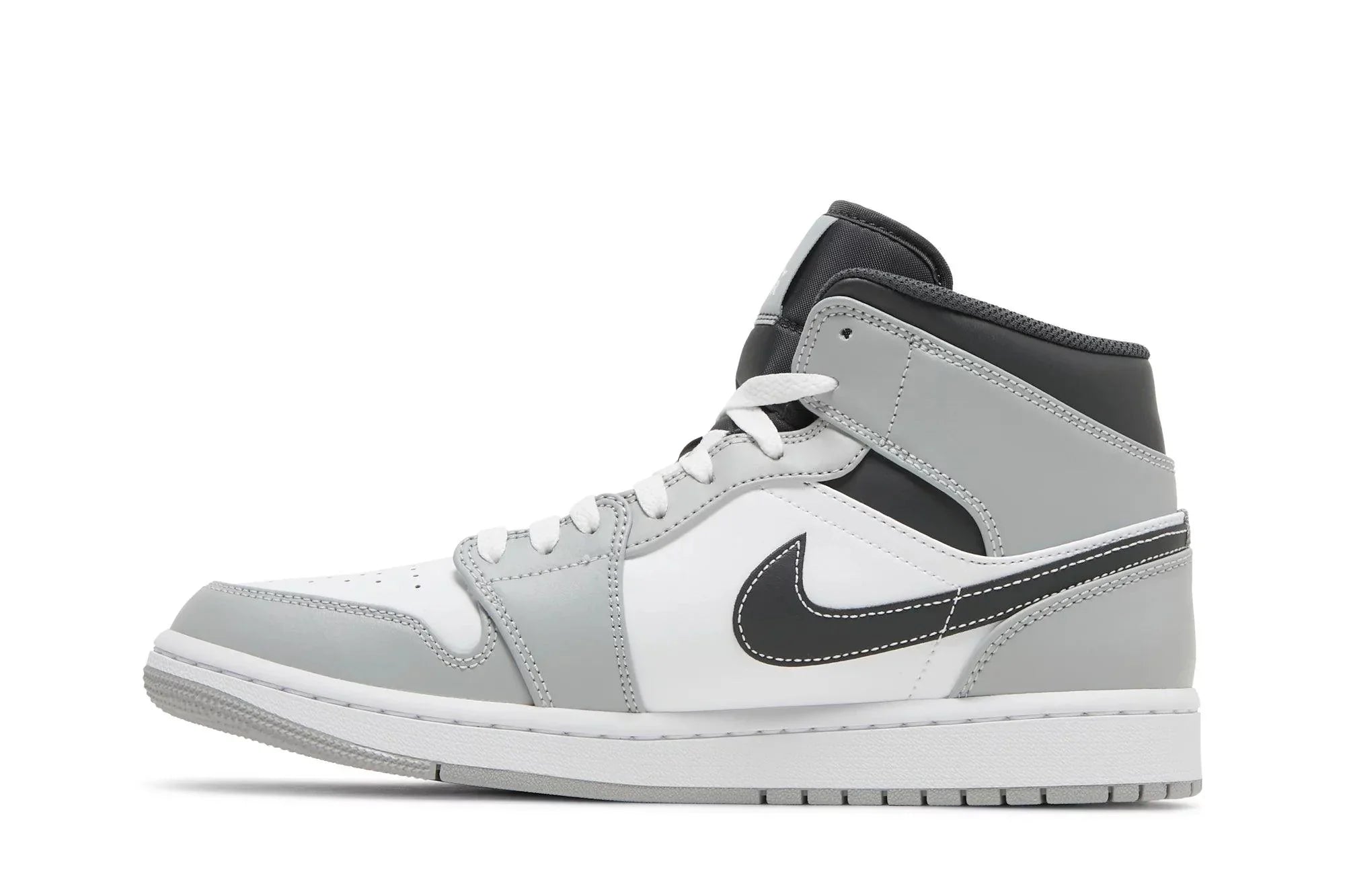 Air Jordan 1 Mid Gris Fumé Clair