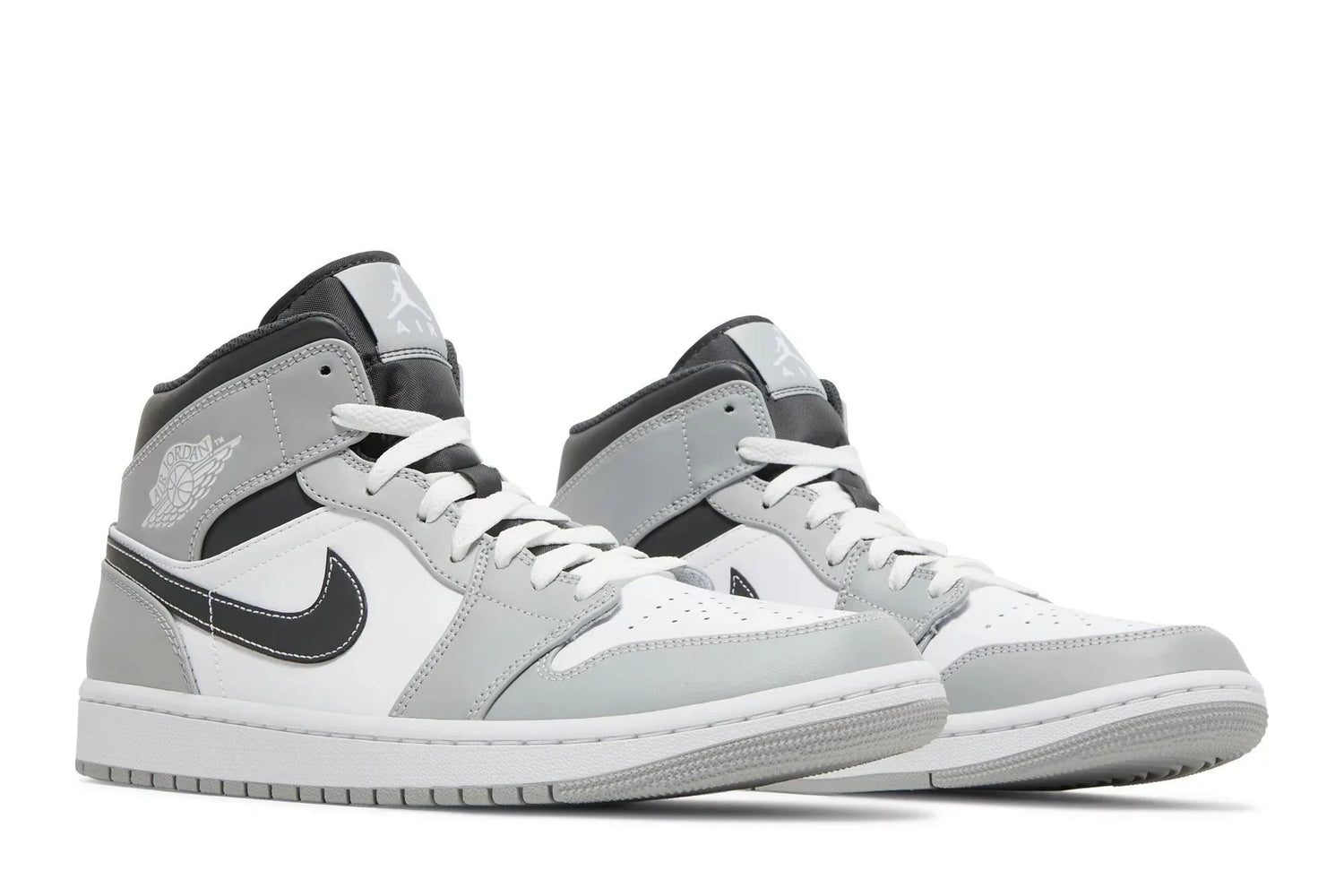 Air Jordan 1 Mid Gris Fumé Clair