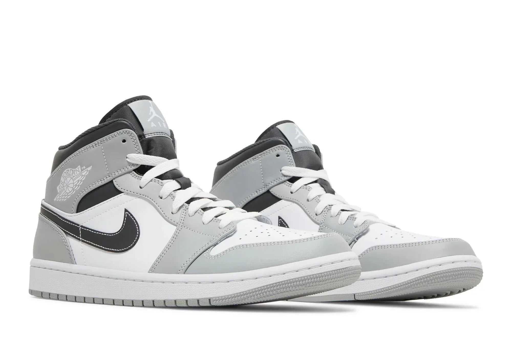 Air Jordan 1 Mid Gris Fumé Clair