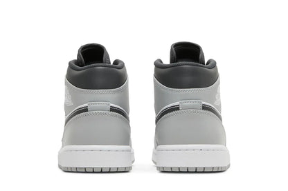Air Jordan 1 Mid Gris Fumé Clair