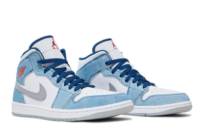 Air Jordan 1 Mid SE Bleu Français Bleu