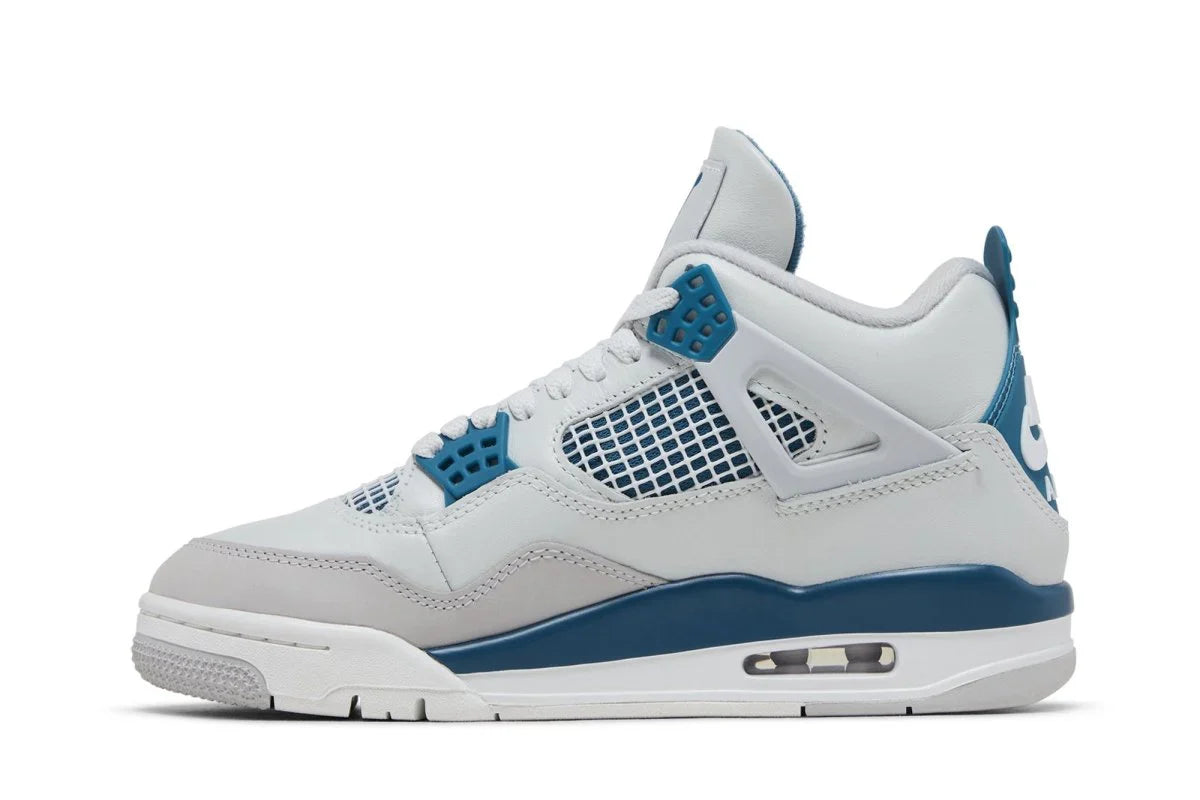Air Jordan 4 Retro Bleu Militaire Blanc