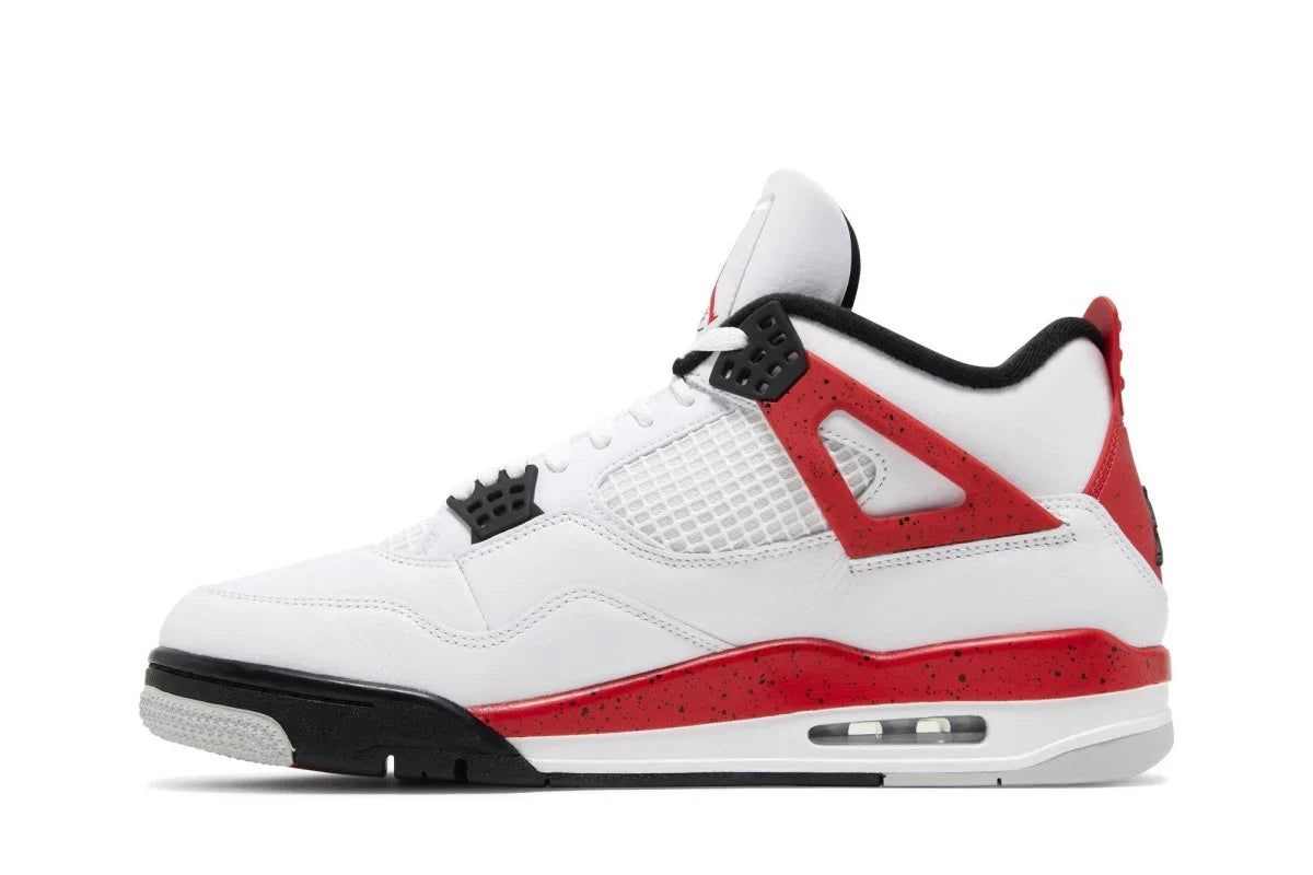 Air Jordan 4 Retro Rouge Ciment Blanc