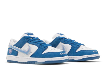 Born Raised x Nike SB Dunk Low One Block At A Time Bleu